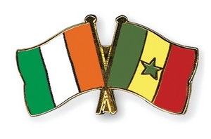 Cote D Ivoire Senegal Flag