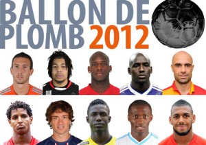  ballonplomb 300x211   LEAD BALL 2012 MALIAN MAIGA AND TUNISIAN JEMAA NOMINATED   AfricaSoccercom