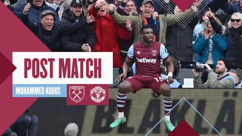 Mohammed Kudus delivers festive cheer with key role in West Ham's victory over Manchester United