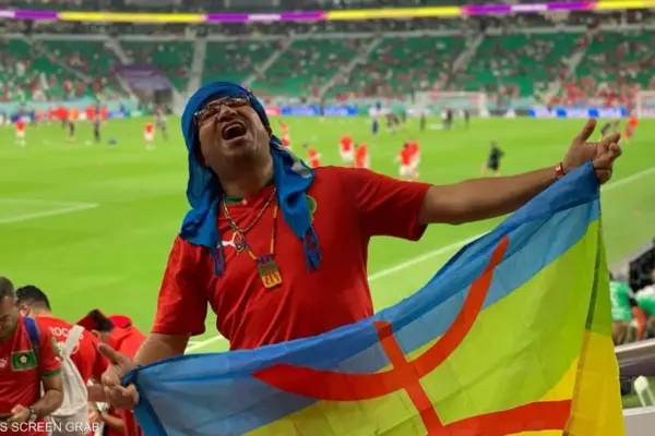 Moroccan fan's 5-month odyssey: supporting 'The Lions' and promoting Amazigh Culture