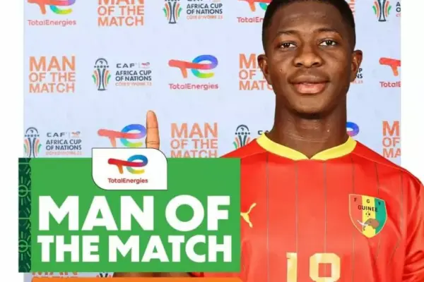 AFCON 2023 – Group C: Star Midfielder Aguibou camara ecures man of the match honors in Guinea's triumph Over Gambia