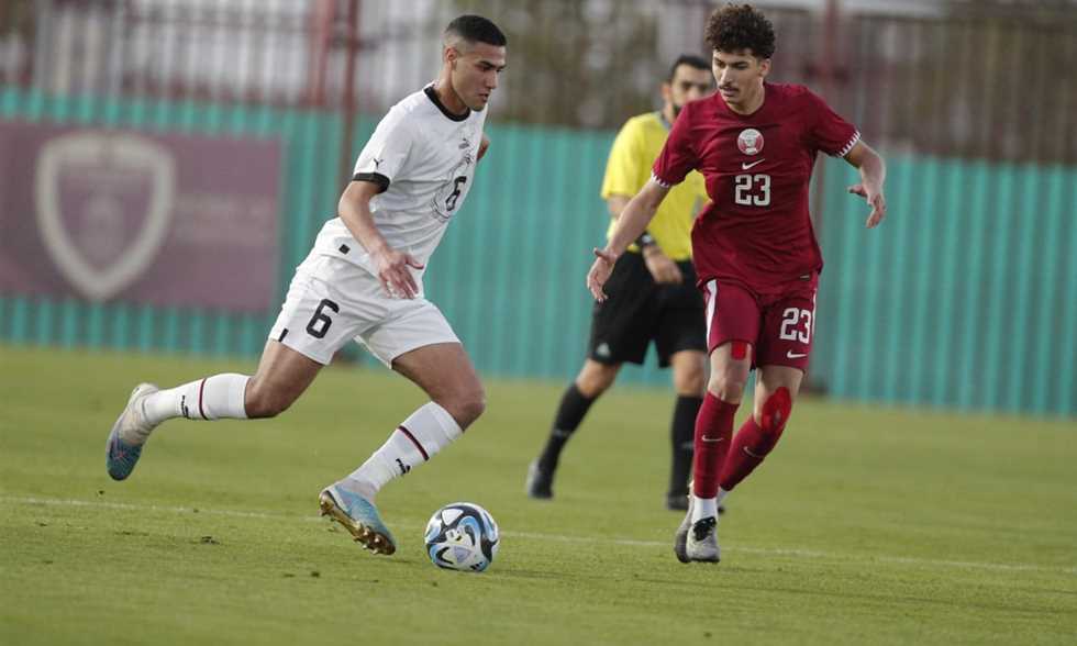 Egyptian Olympic team plays a goalless draw against Qatar in Paris Olympics preparation