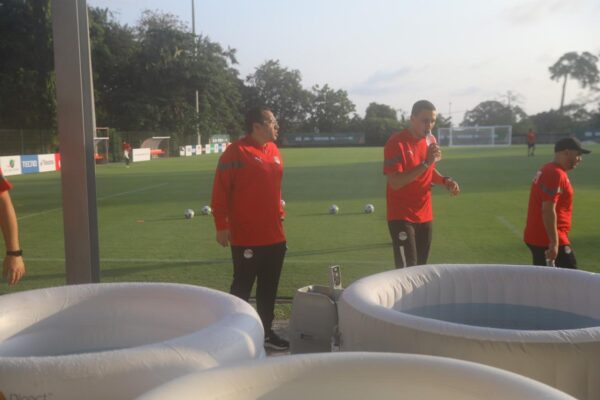 Recovery training for national team players amid fears of fatigue