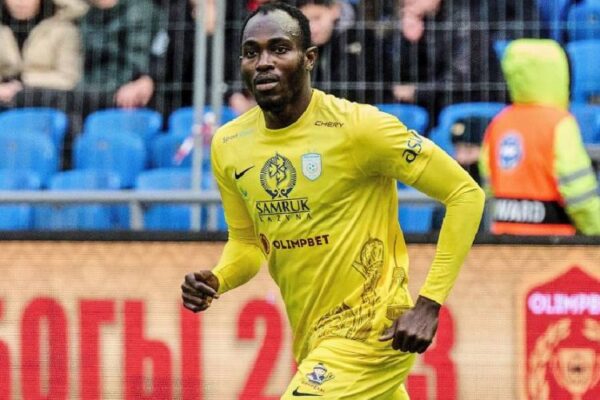 Dembo Darboe completes loan spell with Astana, returns to Al Nasr in the UAE
