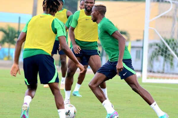 Super Eagles intensify preparations for blockbuster clash against Cameroon in AFCON 2023 round of 16