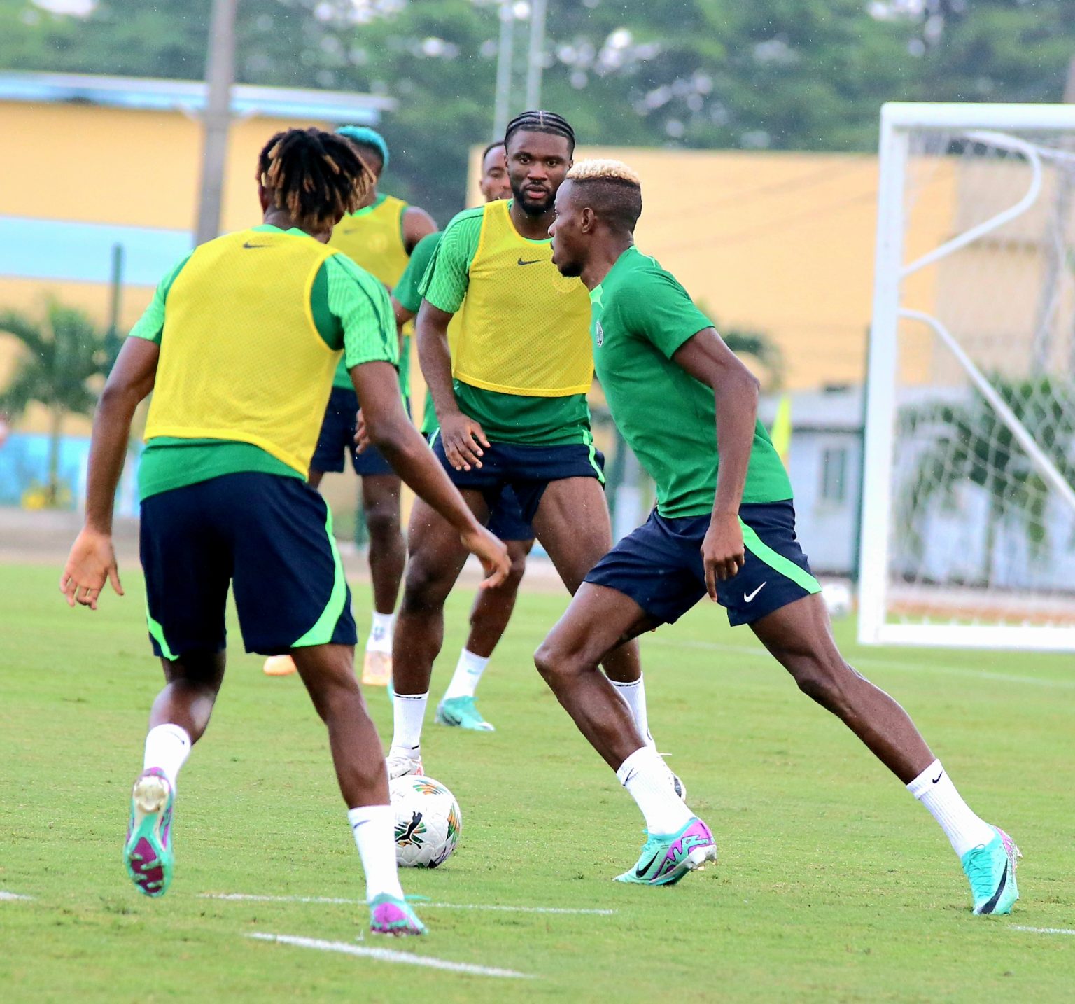 Super Eagles intensify preparations for blockbuster clash against Cameroon in AFCON 2023 round of 16