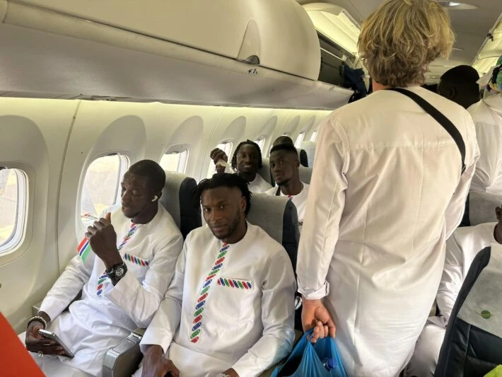 Gambia National team's narrow escape: Coach Tom Saintfiet recounts harrowing flight incident En Route to AFCON 2023