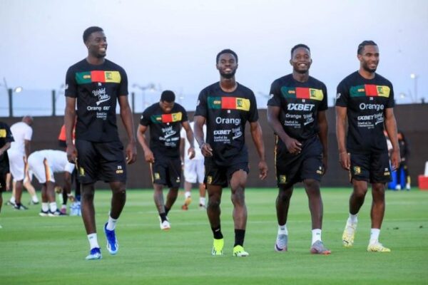 Cameroon’s Indomitable Lions kickstart AFCON 2023 preparations with eager first training session in Saudi Arabia