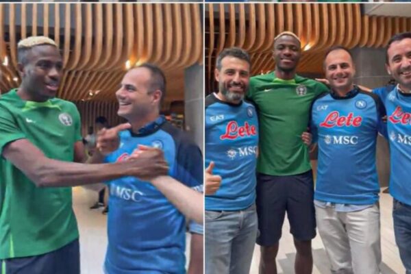 Victor Osimhen's Naples fans embark on remarkable journey to support star striker at AFCON 2023