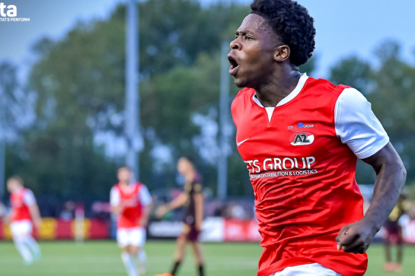 Ghanaian youngster Jayden Addai shines with assist in Jong AZ Alkmaar's dominant victory