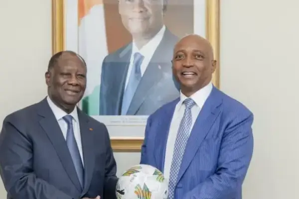 Patrice Motsepe meets Ivorian president ahead of AFCON 2023 kickoff
