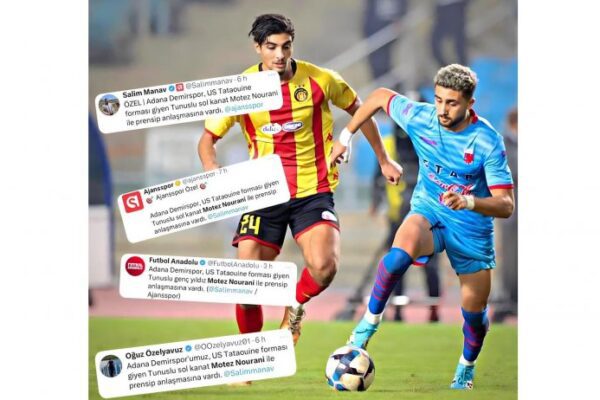 Tunisian forward Moez Al-Nourani nears deal with Turkish Club Adana Demirspor