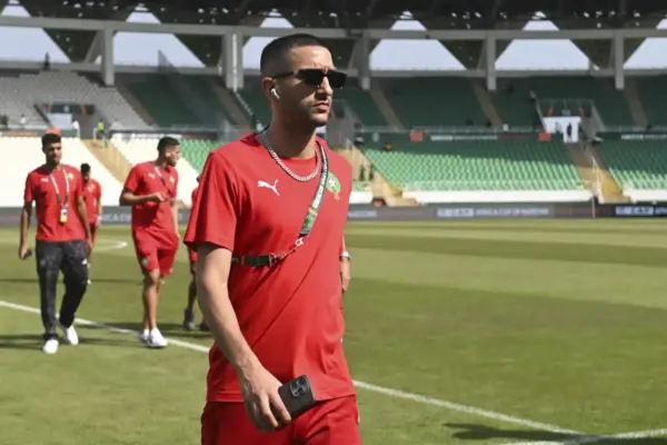 Morocco's Hakim Ziyech faces uncertain fate ahead of crucial clash with South Africa in AFCON 2023