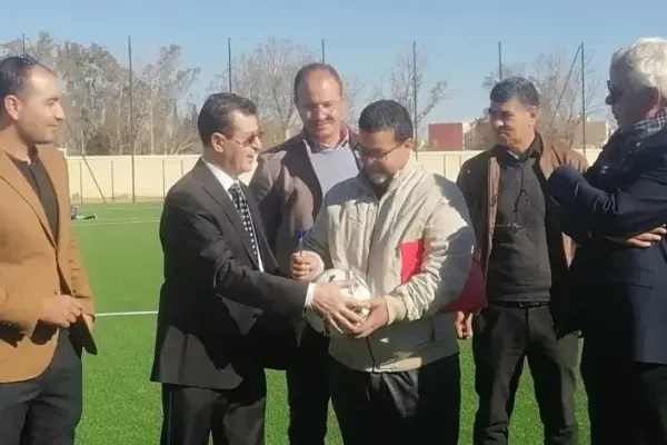 Royal Moroccan football federation officially hands over upgraded Shuiber stadium to Guercif municipality