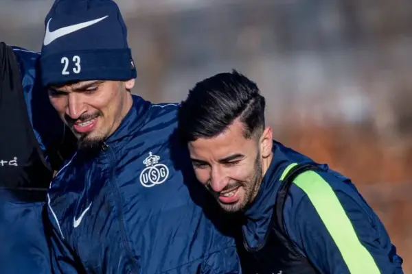 Mohamed Al-Ameeen Ammoura returns to training with Saint-Gilloise