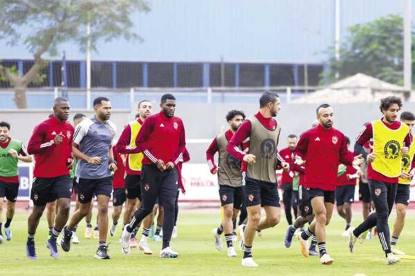Al Ahly intensifies training ahead of clash with CR Belouizdad in CAF champions league
