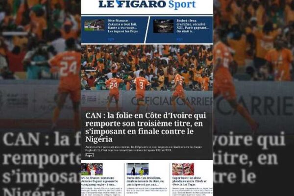 Ivory Coast's AFCON triumph headlines global newspapers.. in pictures