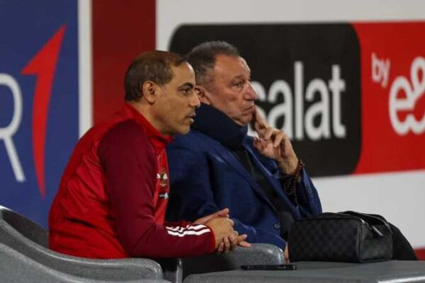 Al Ahly president Mahmoud El Khatib holds meeting with coaching staff ahead of match against Baladiya Al Mahalla