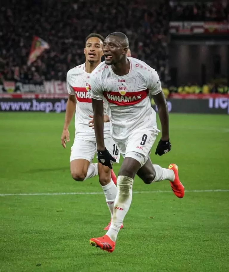 Serhou Guirassy's goal marks triumphant return to Stuttgart's starting eleven