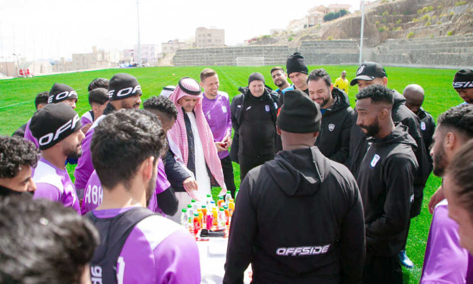 Abha bids farewell to Davis Epassy in a morning celebration