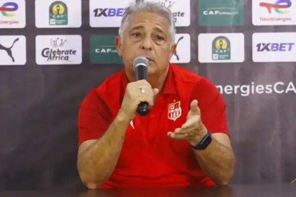 Belouizdad's coachholds press conference ahead of clash with Al Ahly