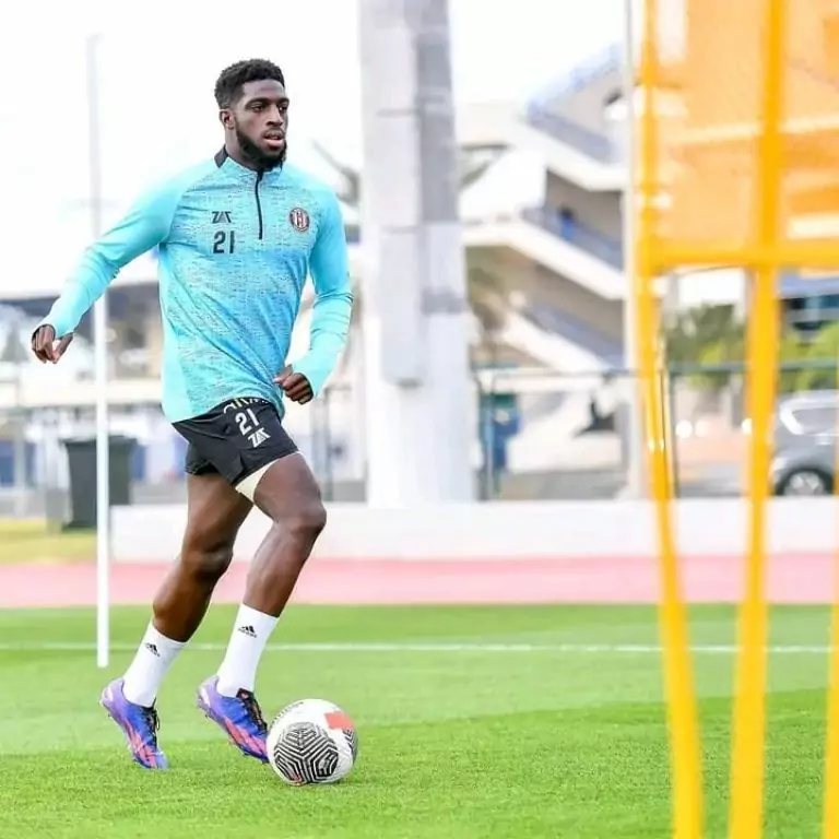  Mauritanian striker Aboubakar Kamara returns to Al Jazeera SC training following AFCON 2023 campaign