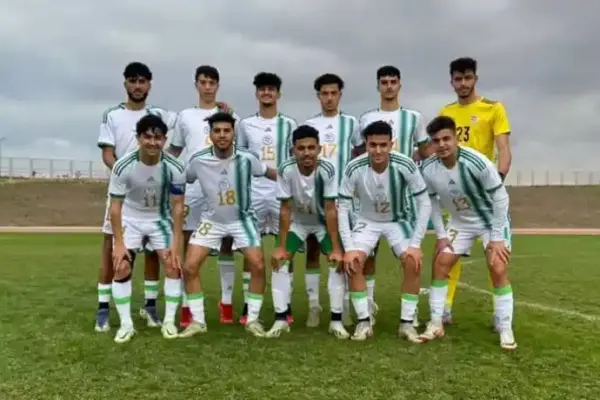Algerian U-20 team concludes training camp in Oran with friendly match