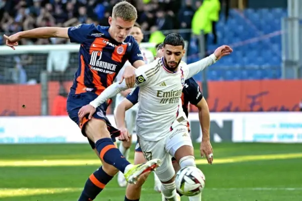 Benrahma Radiant after scoring debut goal for Olympique Lyonnais