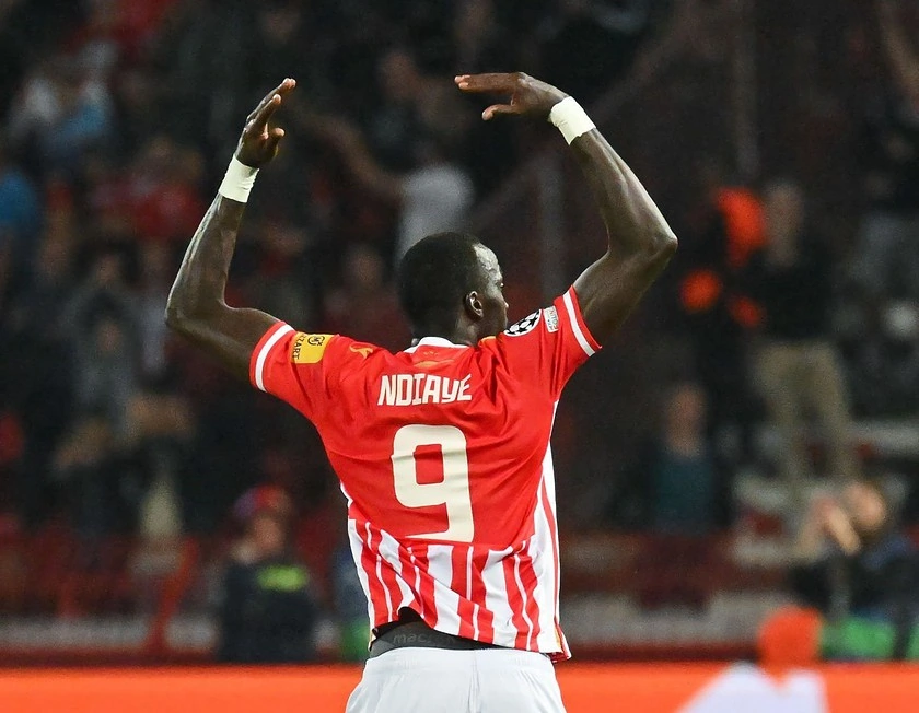 Chérif Ndiaye clinches second goal as Red Star Belgrade secures convincing victory