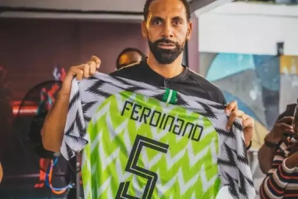 Football Icon Rio Ferdinand declares support for Nigeria ahead of AFCON 2023 final