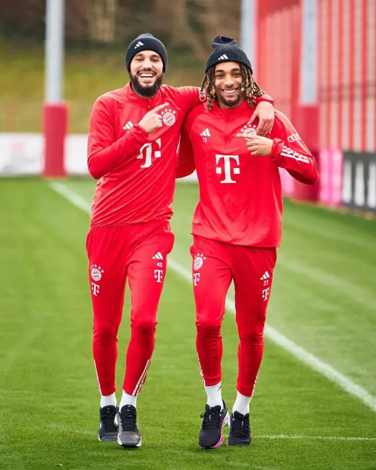 Noussair Mazraoui returns to training for Bayern Munich