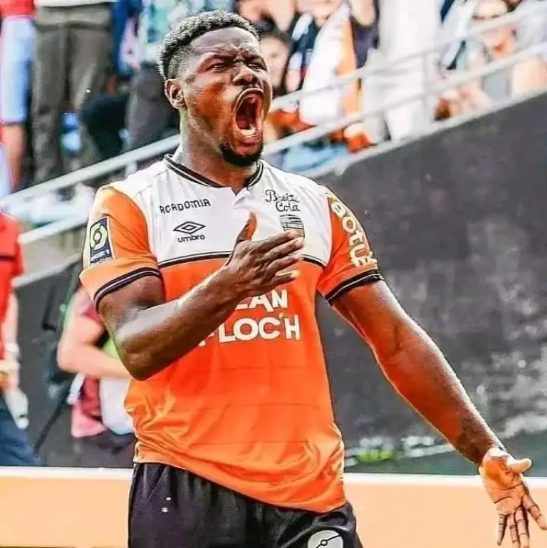 Lorient's striking sensation Tosin Aiyegun makes triumphant return from injury