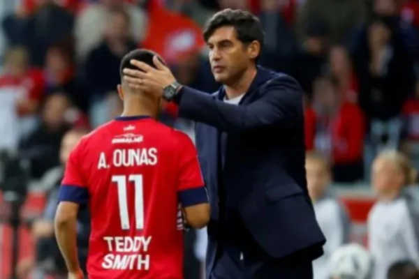 Lille coach Paulo Fonseca praises Adam Ounas' remarkable potential