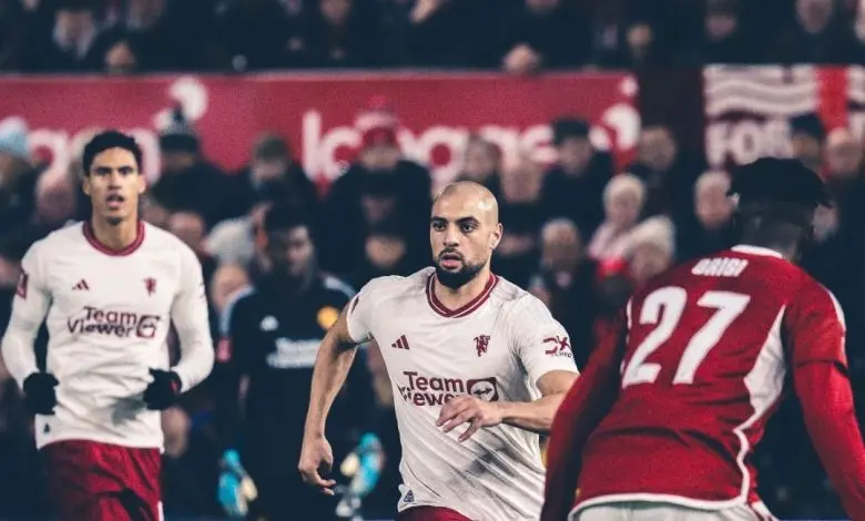 Manchester United narrowly defeats Nottingham Forest in English FA Cup, Amrabat makes mark