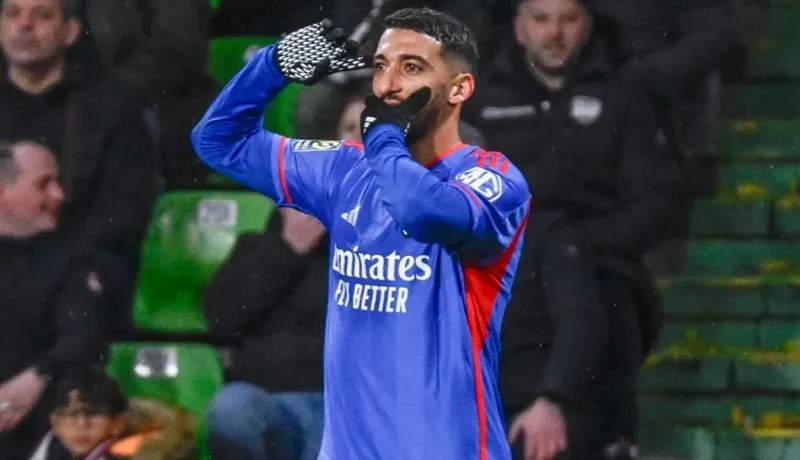 Said Benrahma reflects on his first loal in "Les Gones" colors