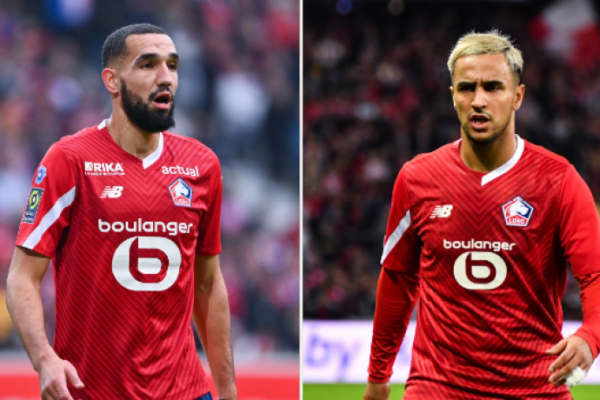 Nabil Bentaleb and Adam Ounas start for Lille in the Face-off against Le Havre