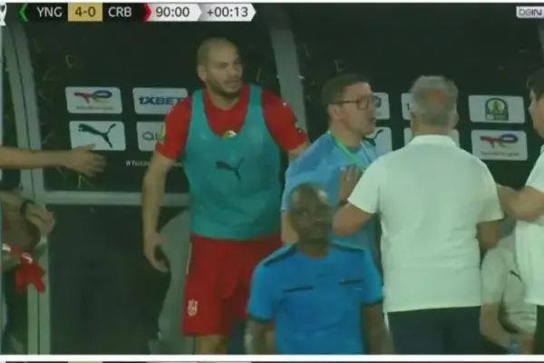 Tense altercation between Algerian Guedioura and Coach Paquetá after CR Belouizdad's defeat in Champions League