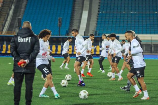 Egypt National team continues training at Cairo Stadium in preparation for new administrative capital cup