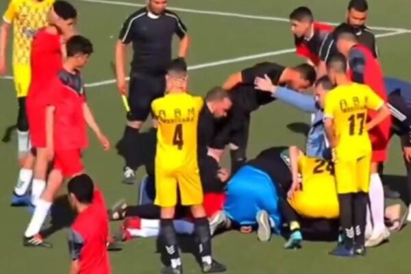 Algerian footballer dies after violent tackle