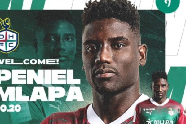 Daejeon citizen secures signing of Peniel Mlapa in bid for revival