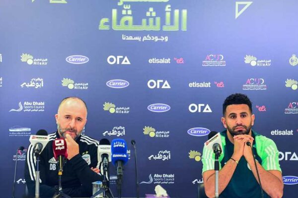 Riyad Mahrez sends heartfelt message to Belmadi after weeks of departure