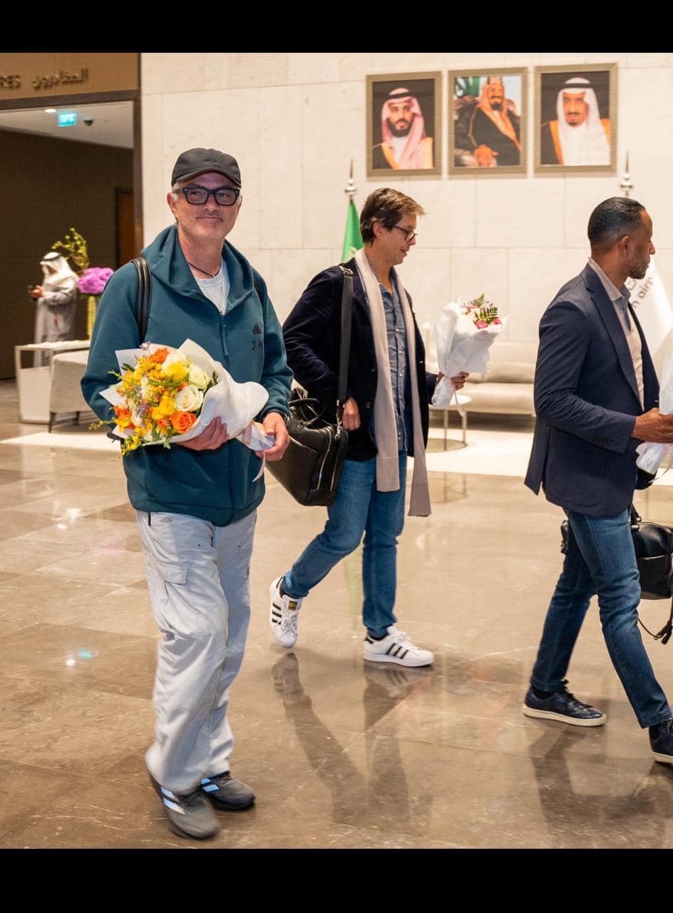 Jose Mourinho arrives in Riyadh for coverage of Al Ahly vs. Zamalek match