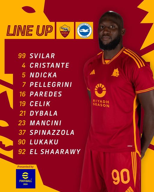 Houssem Aouar benched for AS Roma vs. Brighton Europa League clash