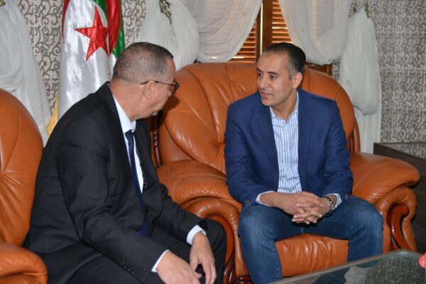 Algerian football federation president arrives in Annaba for Andorra vs. South Africa match