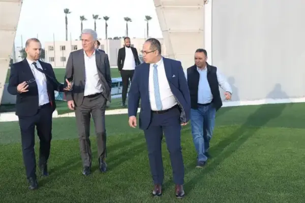 New national coach Vladimir Petković visits Sidi Moussa training center