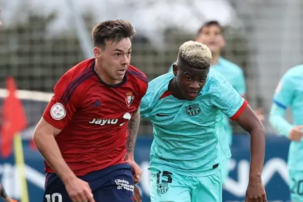 Barça Atlètic stages remarkable comeback against Osasuna B with Mikayil Faye's sensational free kick