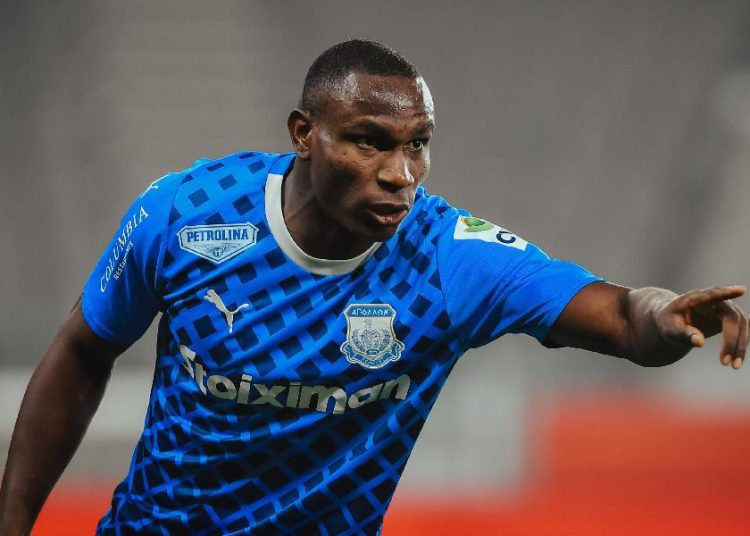 Apollon Limassol rejects BK Häcken's bid for Godswill Ekpolo