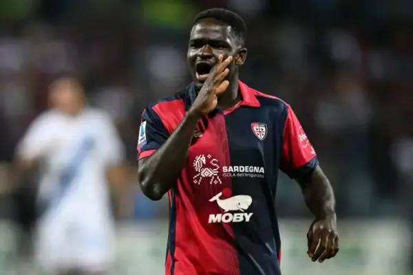 Cagliari striker Zito Luvumbo absent from training following Empoli clash