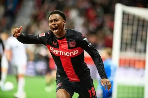 Nathan Tella secures victory for Bayer Leverkusen with goal against Wolfsburg