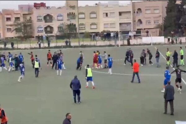 Violent attack on Amal El Aroui players by Widad Safrou players